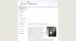Desktop Screenshot of foodequation.com